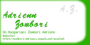 adrienn zombori business card